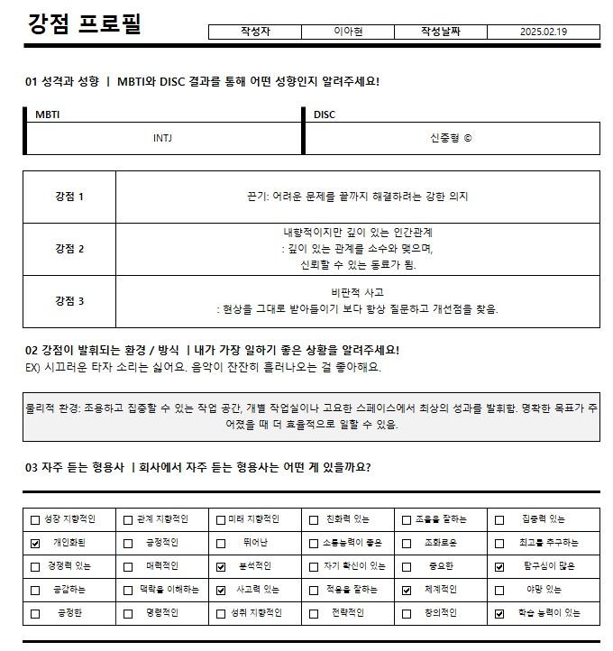 리더십 강점 분석 및 적용하는 강점 프로필 사진